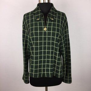 St. John Collection By Marie Gray M Zip Up Jacket